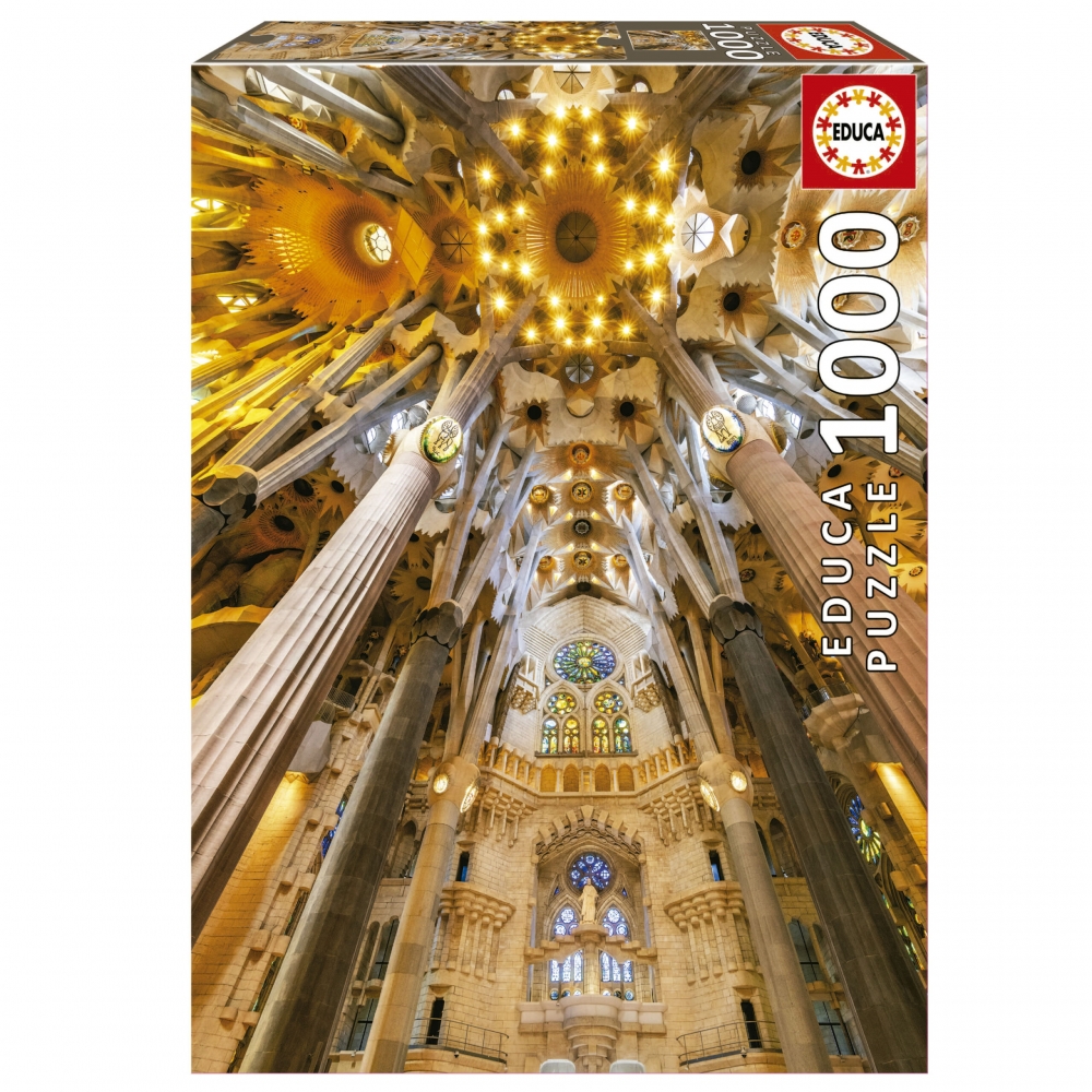 Educa Puzzle, Sagrada Familia belseje, 1000 db