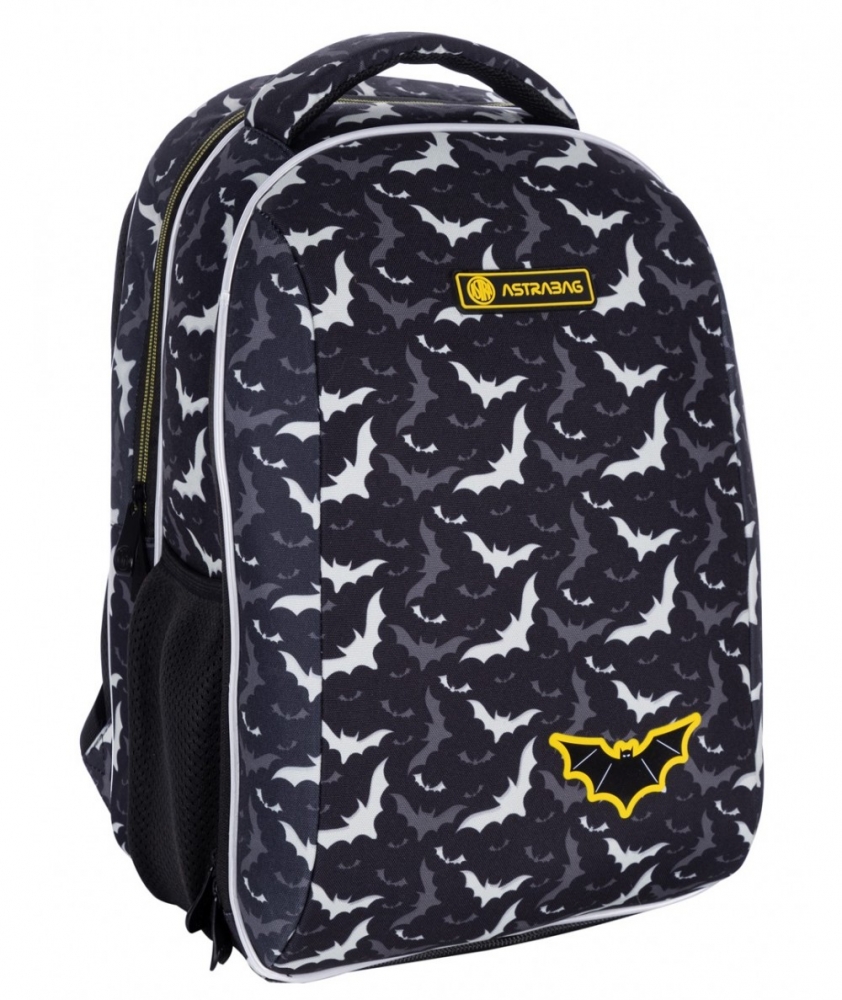 Night Bats ergonomikus iskolatáska, hátizsák - 2 rekeszes - Astrabag