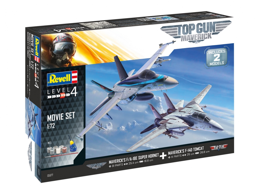 Комплект сглобяеми модели, Revell, Top Gun, 202 части