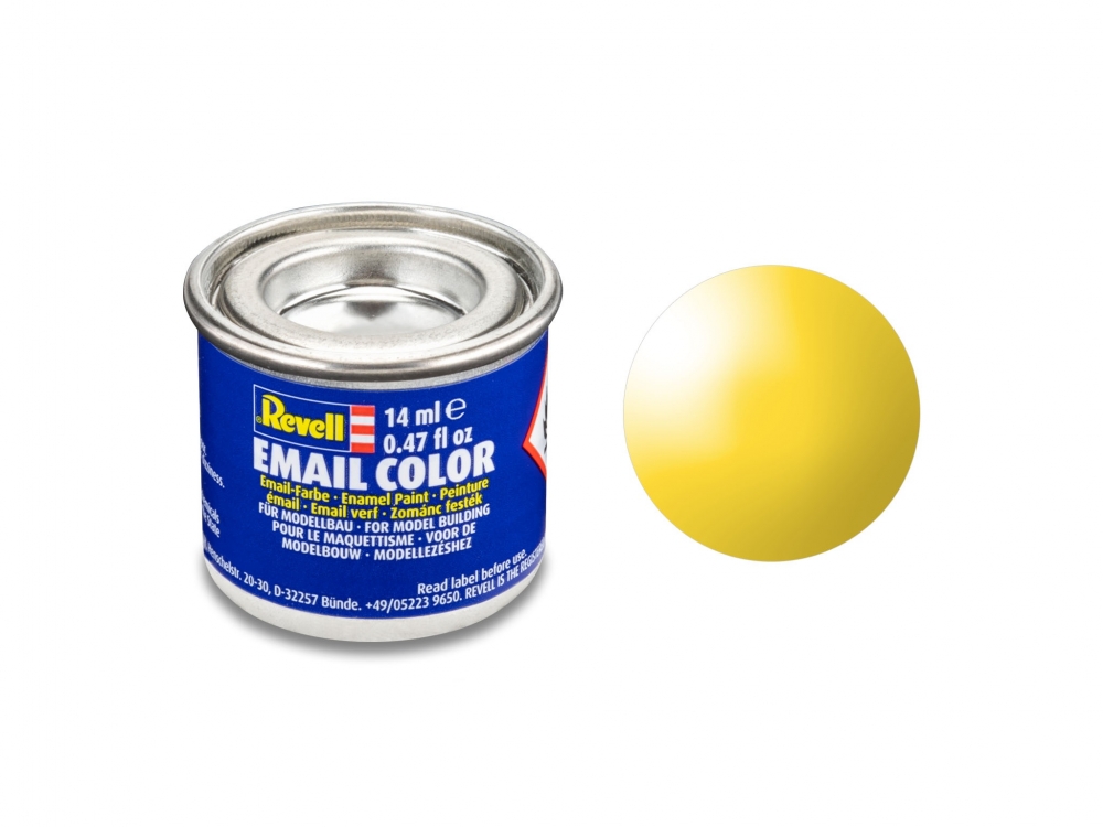 Емайлна боя, Revell, Email Color, Жълто гланц, 14 мл