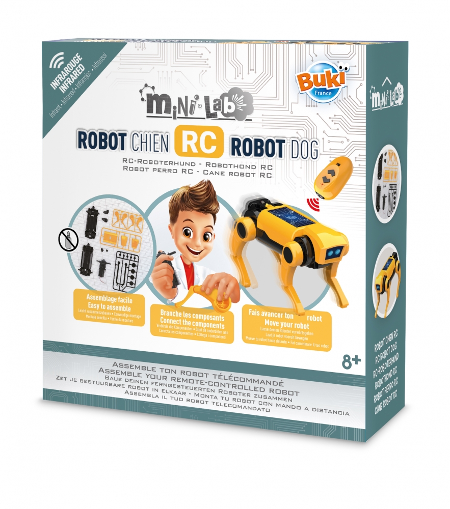 Образователен комплект, Buki France, Мини лаборатория, Куче робот RC