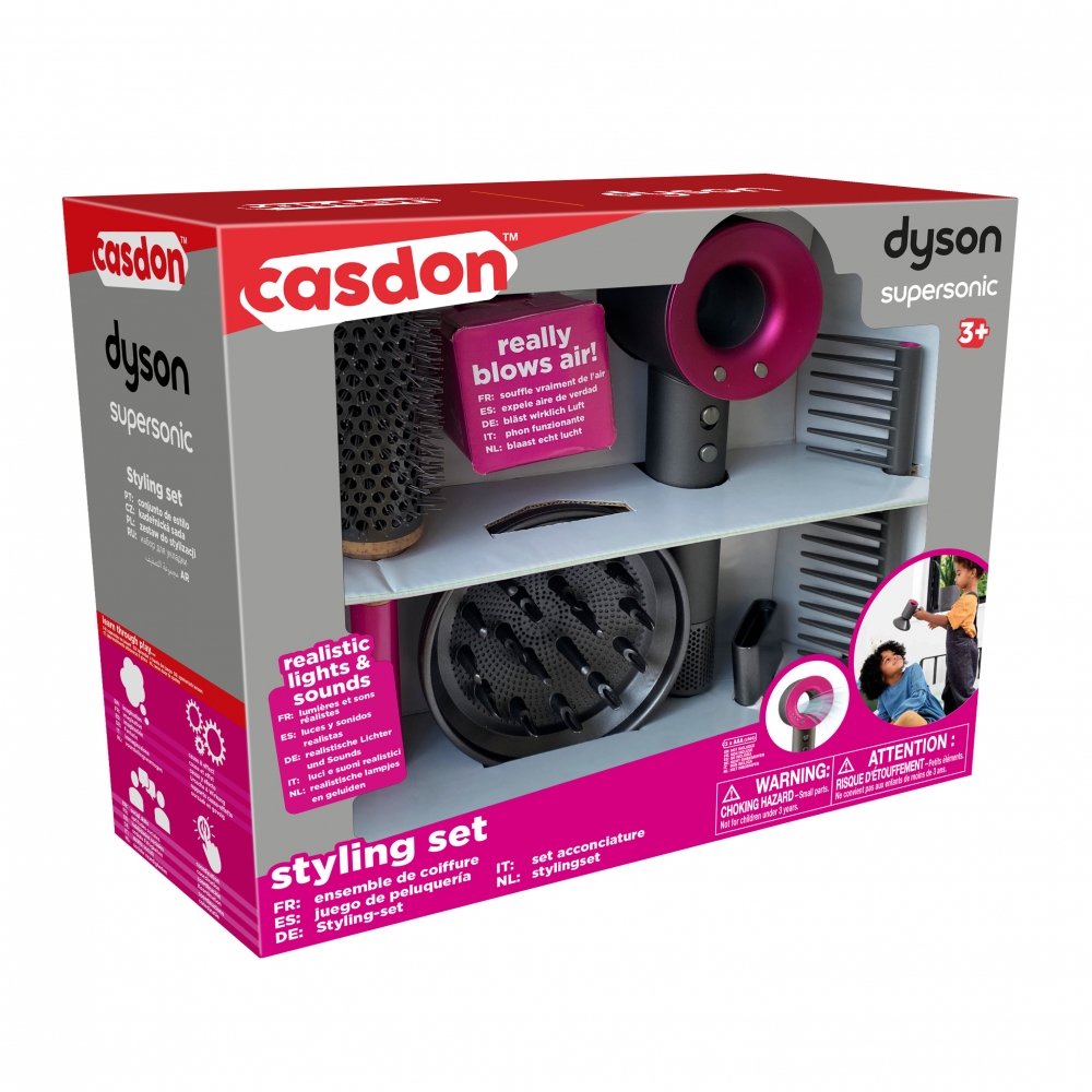 Интерактивен комплект за стилизиране на коса, Casdon, Dyson Supersonic