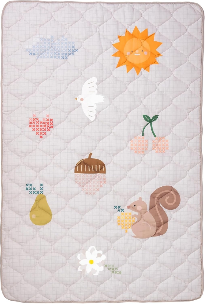 Ватирана бебешка подложка за игра, Taf Toys, 100 x 150 см
