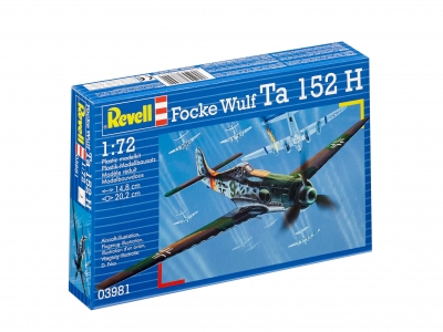 Сглобяем модел, Revell, Изтребител Focke Wulf Ta 152 H, 39 части