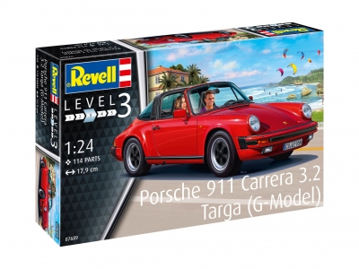 Сглобяем модел, Revell, Porsche 911 Carrera 3.2 G-Model Coupe Targa, 114 части