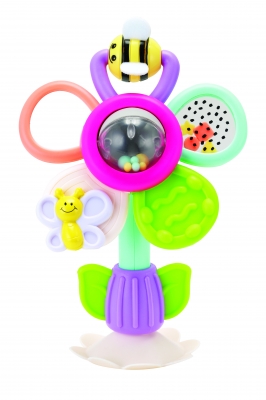 Бебешка активна играчка, Infantino, Въртящо се цвете