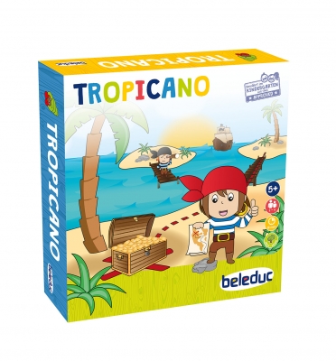 Дървена настолна игра, Beleduc, Тропикано, 89 части
