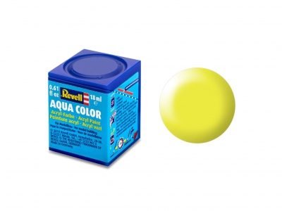 Акрилна боя, Revell, Aqua Color, Копринено лимонено жълто, 18 мл