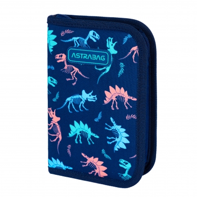 Единичен несесер, Astra, Без аксесоари ASTRABAG Динозаври, AC1, 20 х 14 х 3,5 см