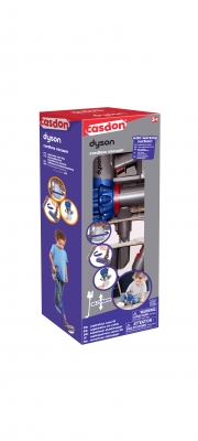 Интерактивна играчка, Casdon, Dyson, Безжична прахосмукачка, Синя