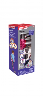 Интерактивна играчка, Casdon, Dyson, Безжична прахосмукачка, Розова