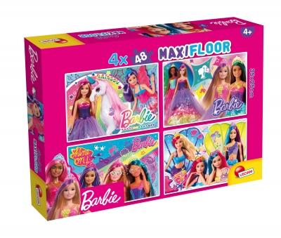 Пъзел, Lisciani, Barbie, Двулицев пъзел 2 х 48 части