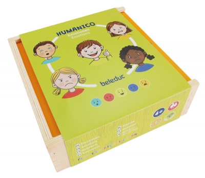 Дървена пъзел игра, Beleduc, Humanico, Емоции, 30 части