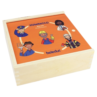 Дървена пъзел игра, Beleduc, Humanico, Професии, 30 части