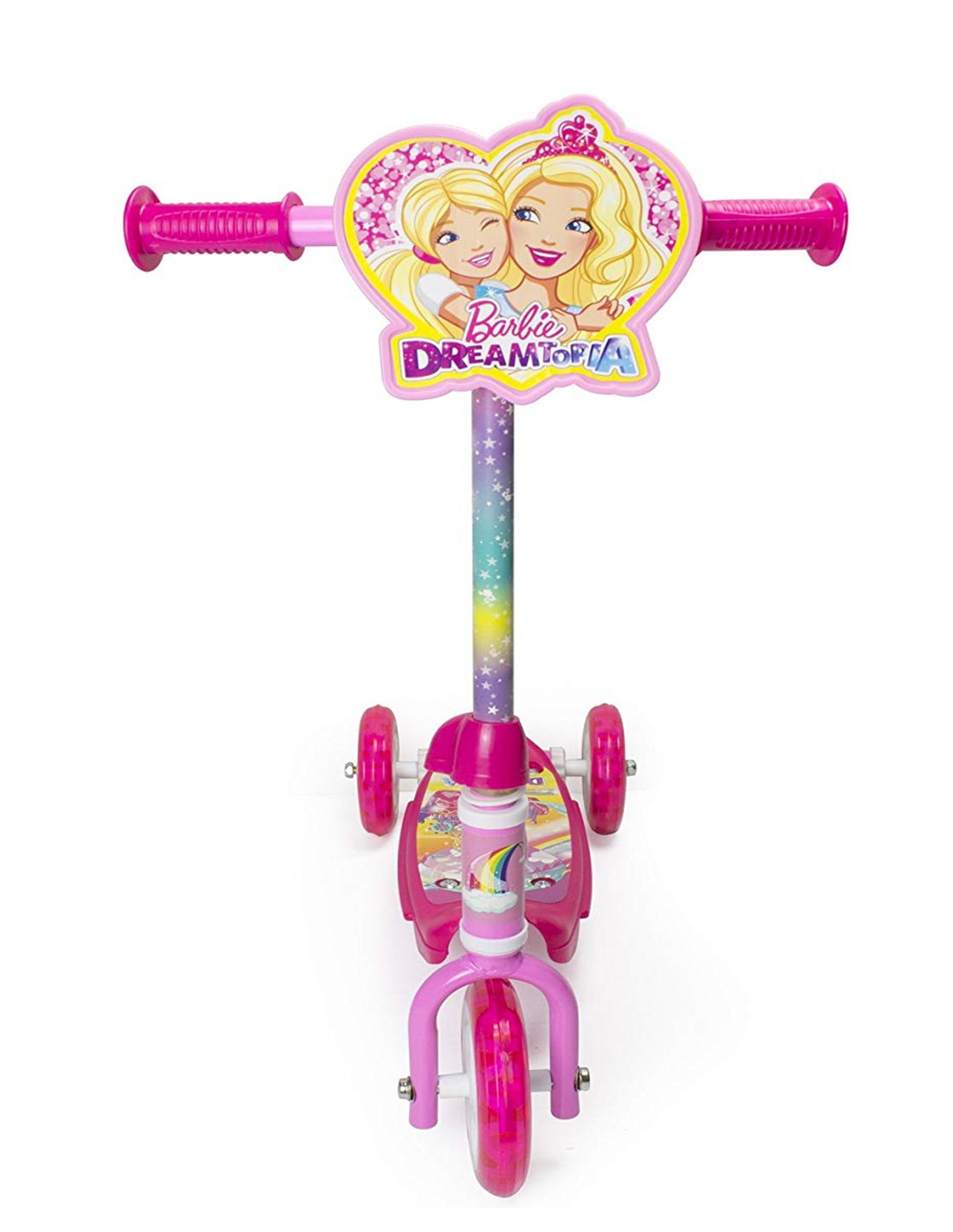 Детска тротинетка, D’Arpeje, Barbie Dreamtopia, 56 x 32 x 65 см