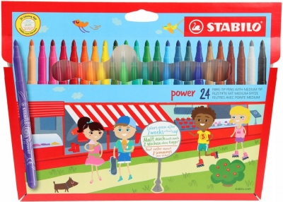STABILO power filctoll Közepes Többszínű 24 dB (280/24-01)